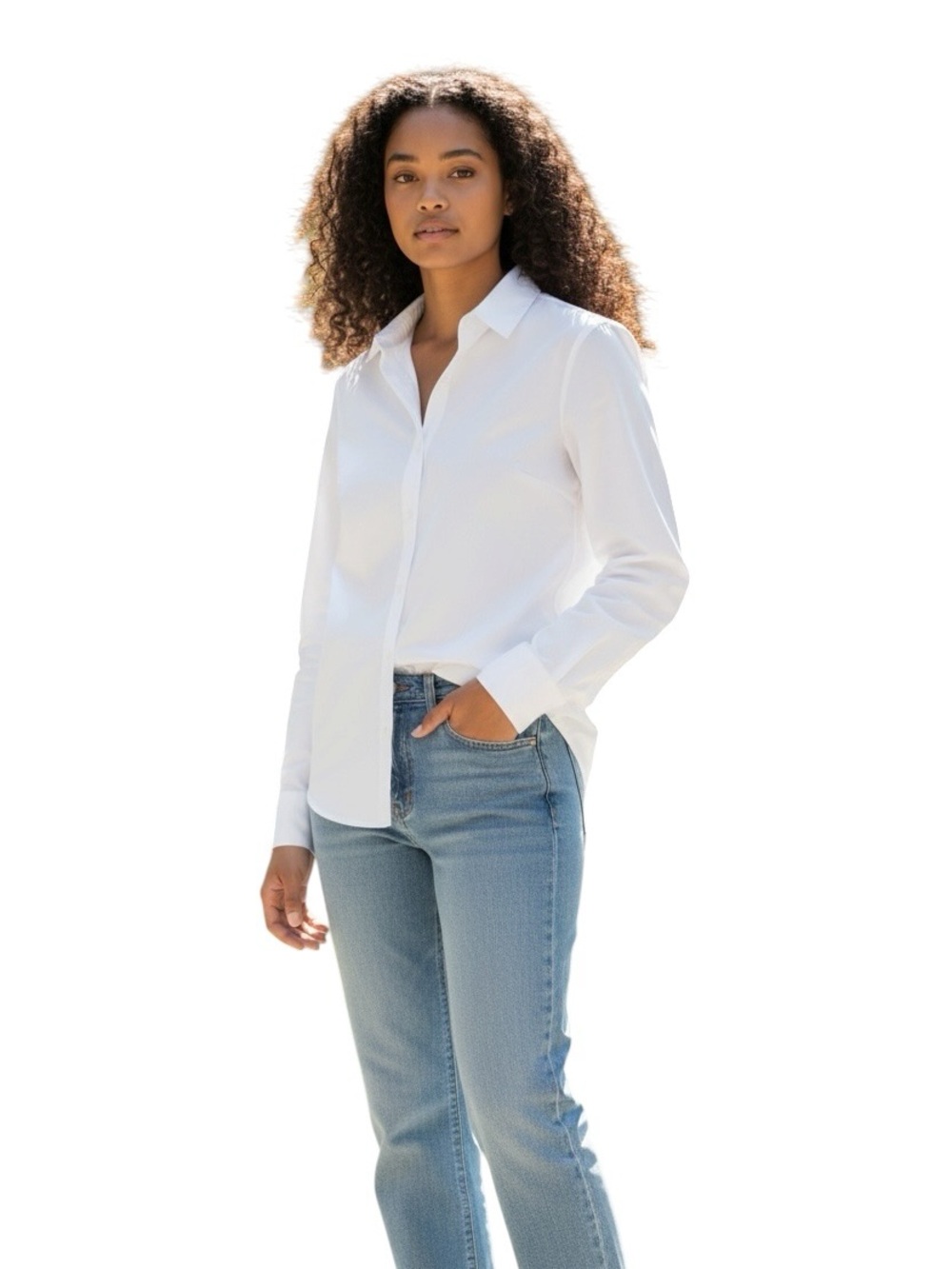Ming Wang classic Corp core business core long sleeve button up shirt